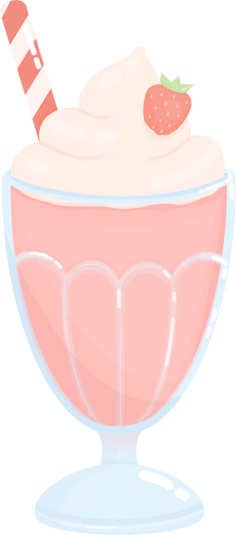 strawberry milkshake